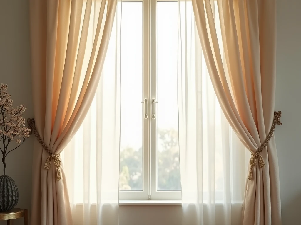 Designer sheer curtains