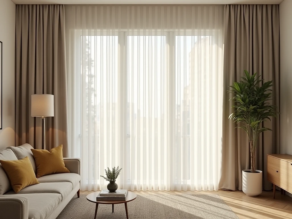 Fabric vertical blind